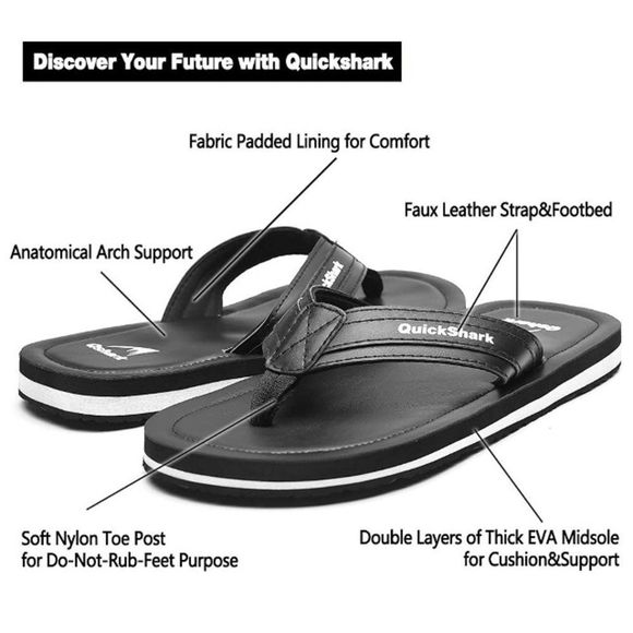 Men’s Leather Flip Flops main image 8